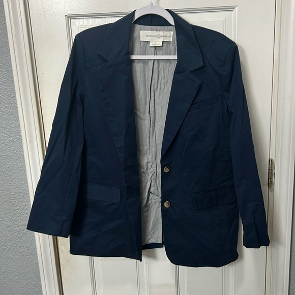 Treasure & Bond blazer size small. New without tags. Navy - Picture 1 of 5